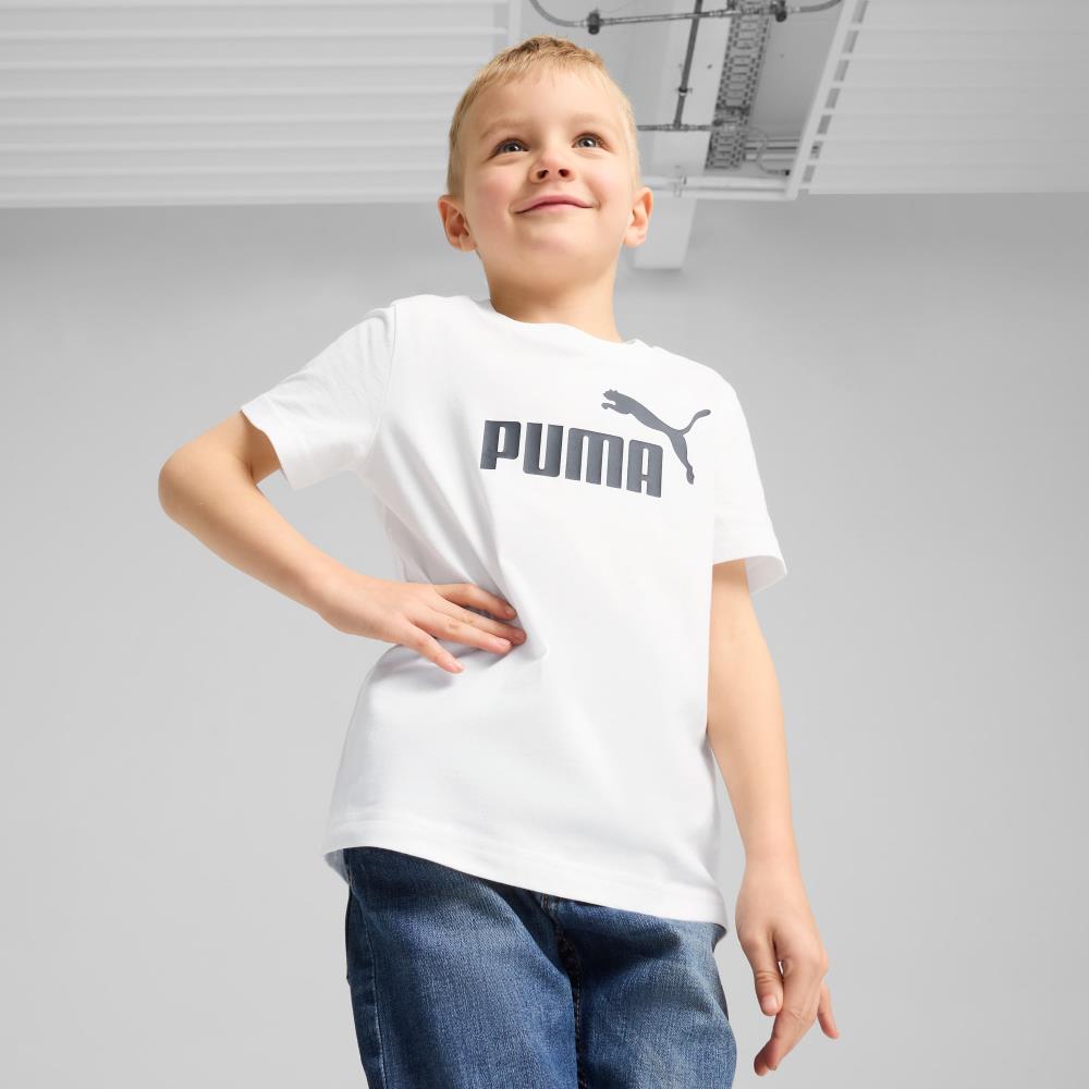 PUMA T-SH INF 684930-02 LOGO WHT