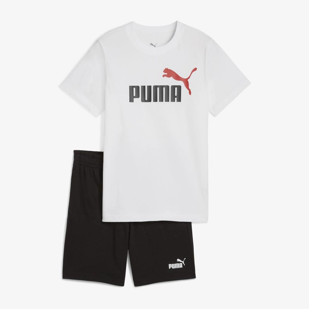 PUMA CONJ JR 686298-02 ESS 2 WHT