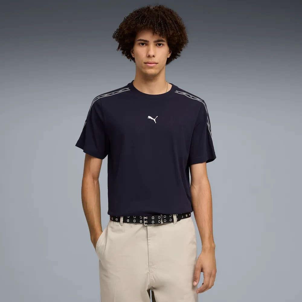 PUMA T-SH MN 691693-16 TAPE NAVY