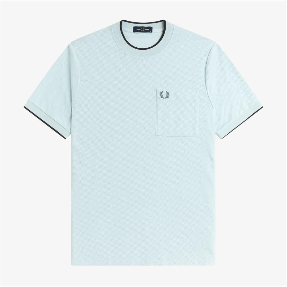 FFRED PERRY T-SHIRT MN M2395-R30 AZUL